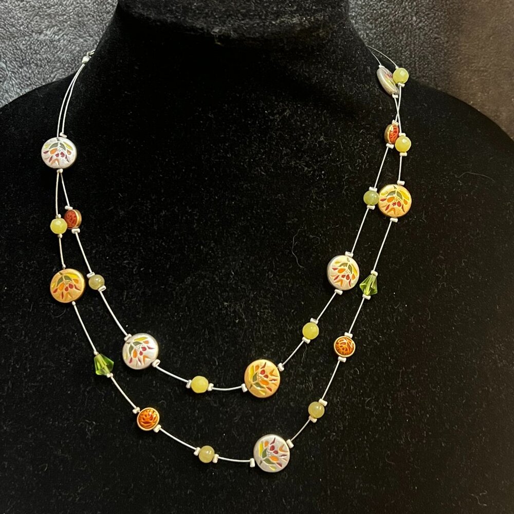 Chico's necklace with matching earrings